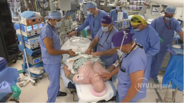 Face transplant procedure taking place in US. NYU Langone Face Transplants: Scots Surgeons' Struggle for NHS Backing. Picture: Face transplant procedure taking place in US. NYU Langone