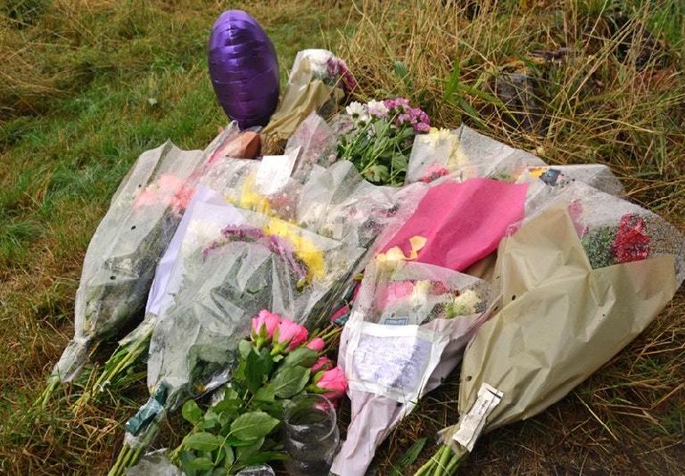 floral tributes at the scene near southampton sports centre  ben