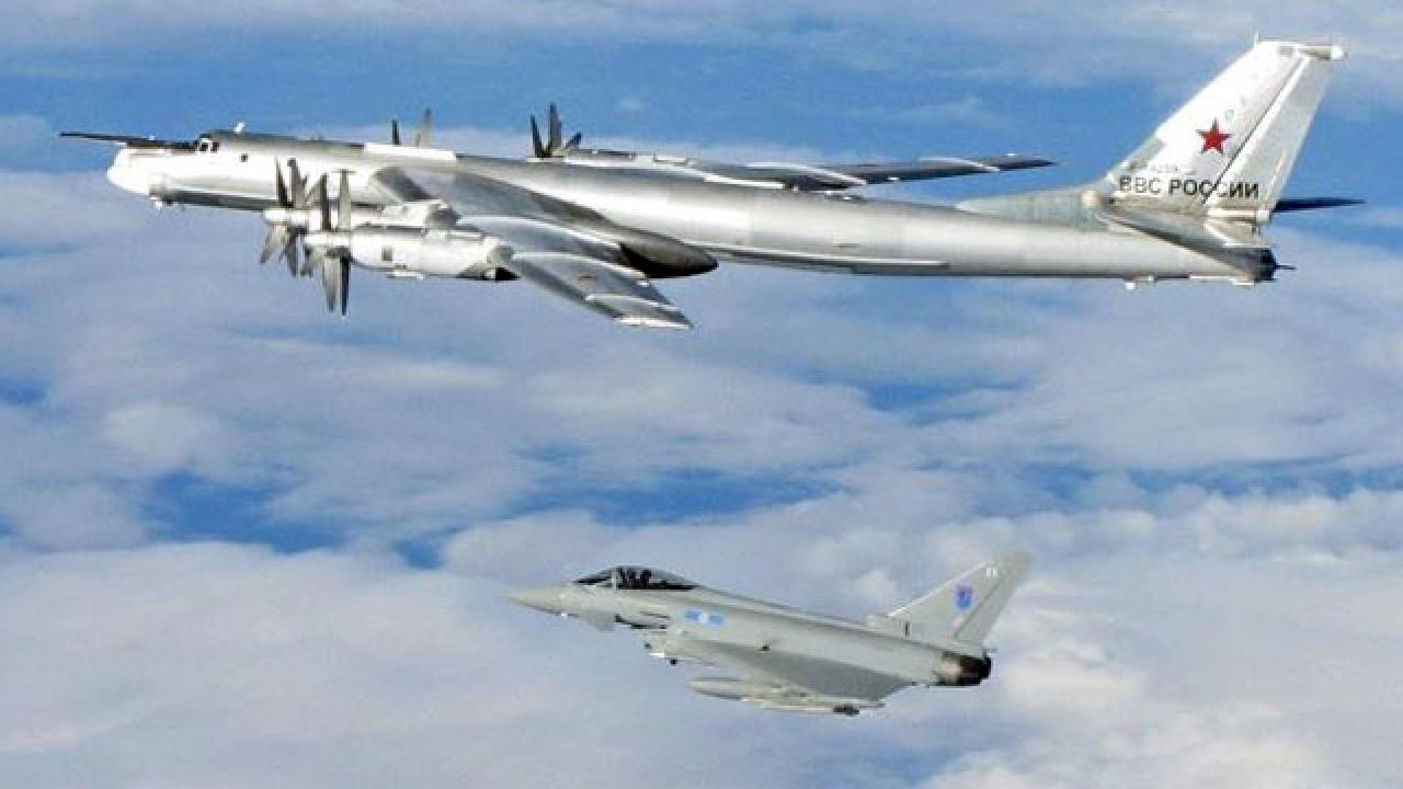 Russian Bombers Intercepted By RAF Leuchars Jets