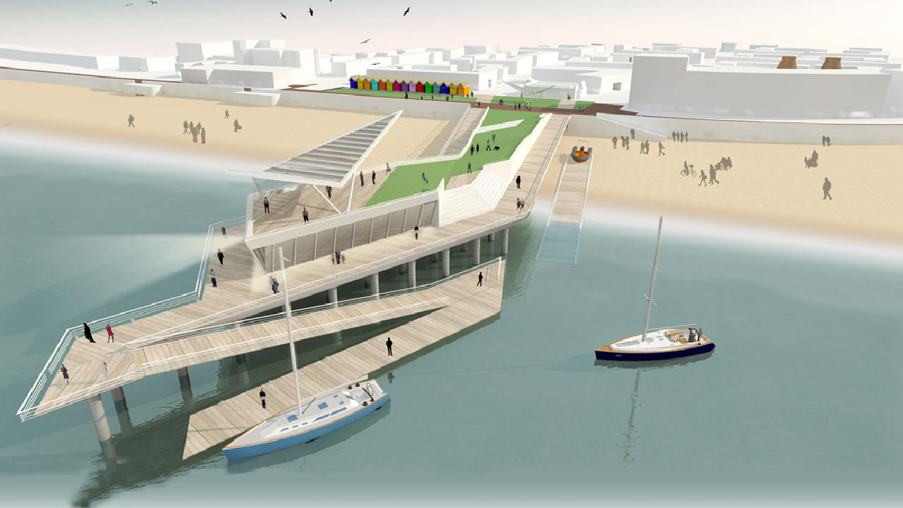 Portobello Designs for a potential pier have been unveiled