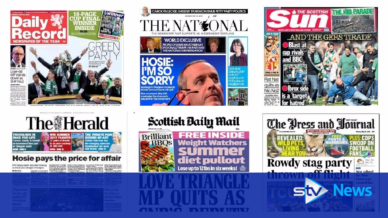 Front pages: Stories making headlines in Scotland on Monday