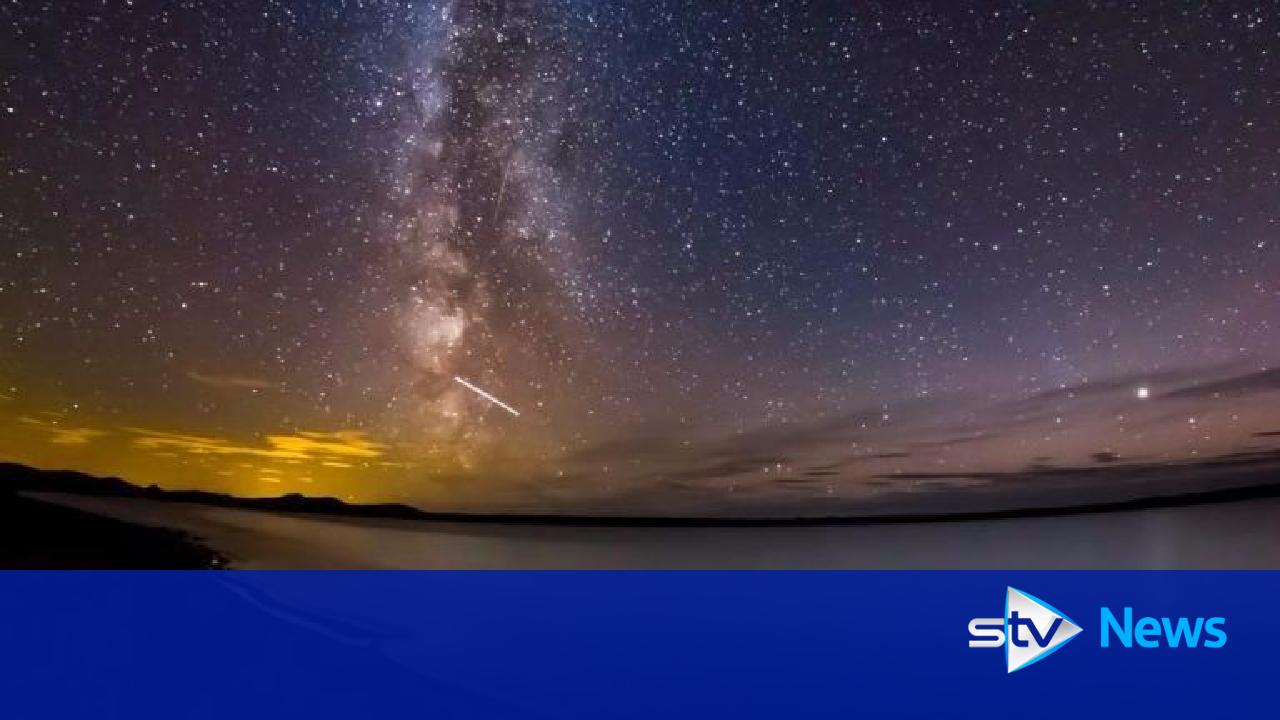 Hundreds of shooting stars to light up Scotland's skies this October