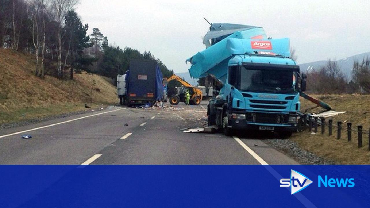 Lorry driver who died in A9 crash 'fell asleep at wheel'