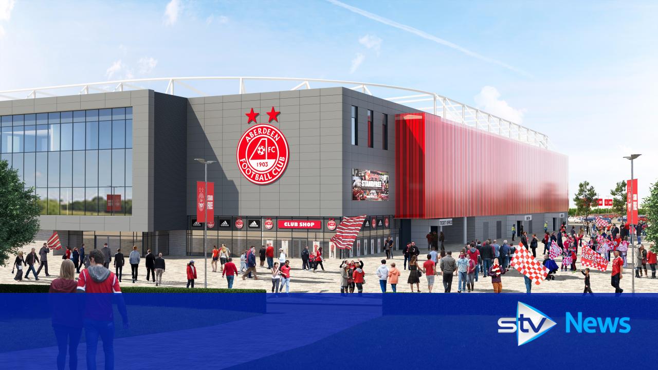 Aberdeen FC's plans for new £50m stadium divide city