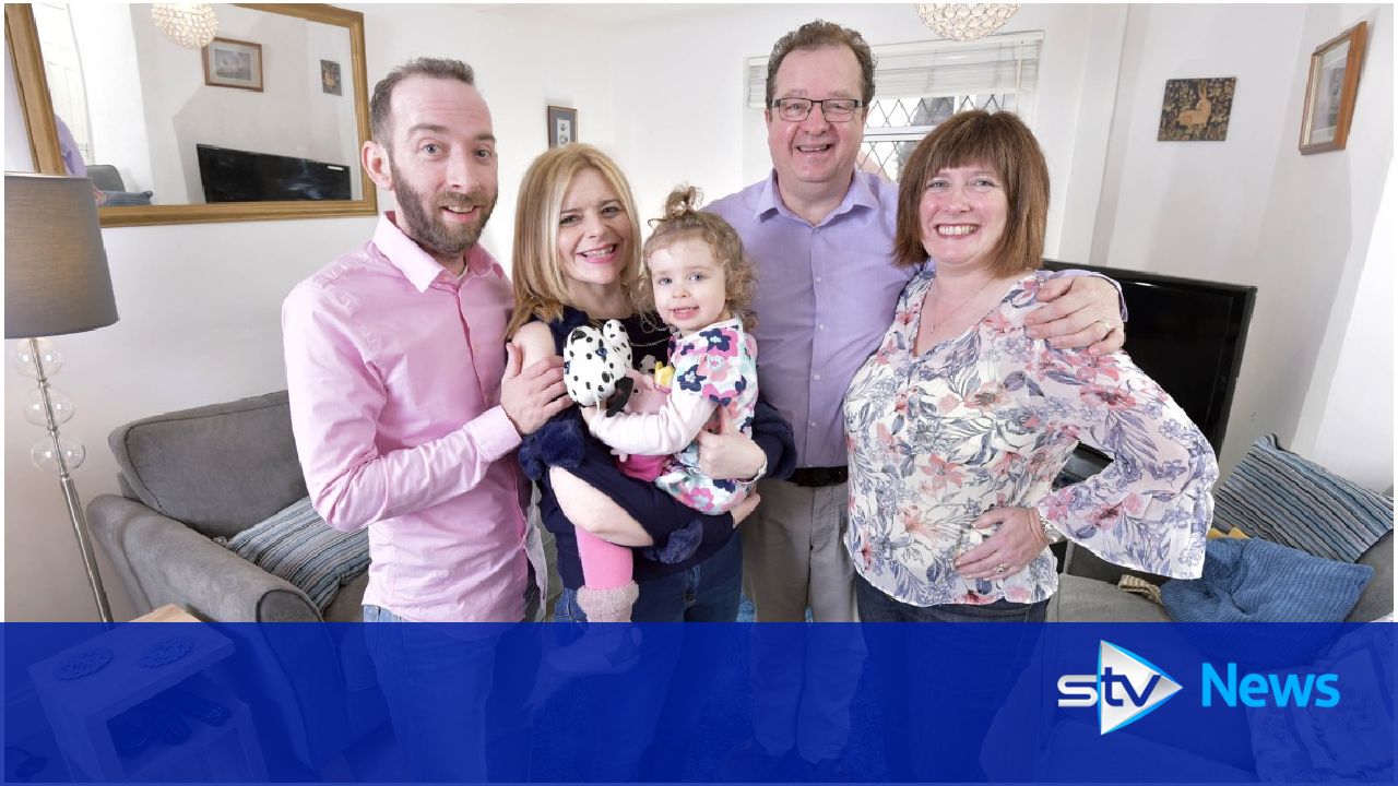 Couple and family make history with UKs first house s