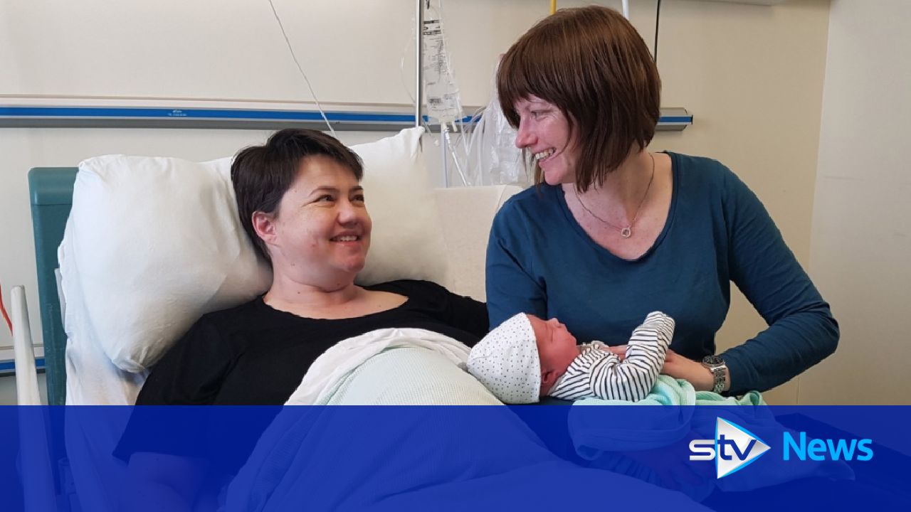 Scottish Tory leader Ruth Davidson gives birth to boy