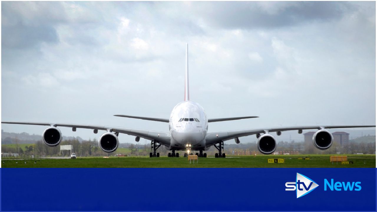 Glasgow Airport launch flights on World's largest plane