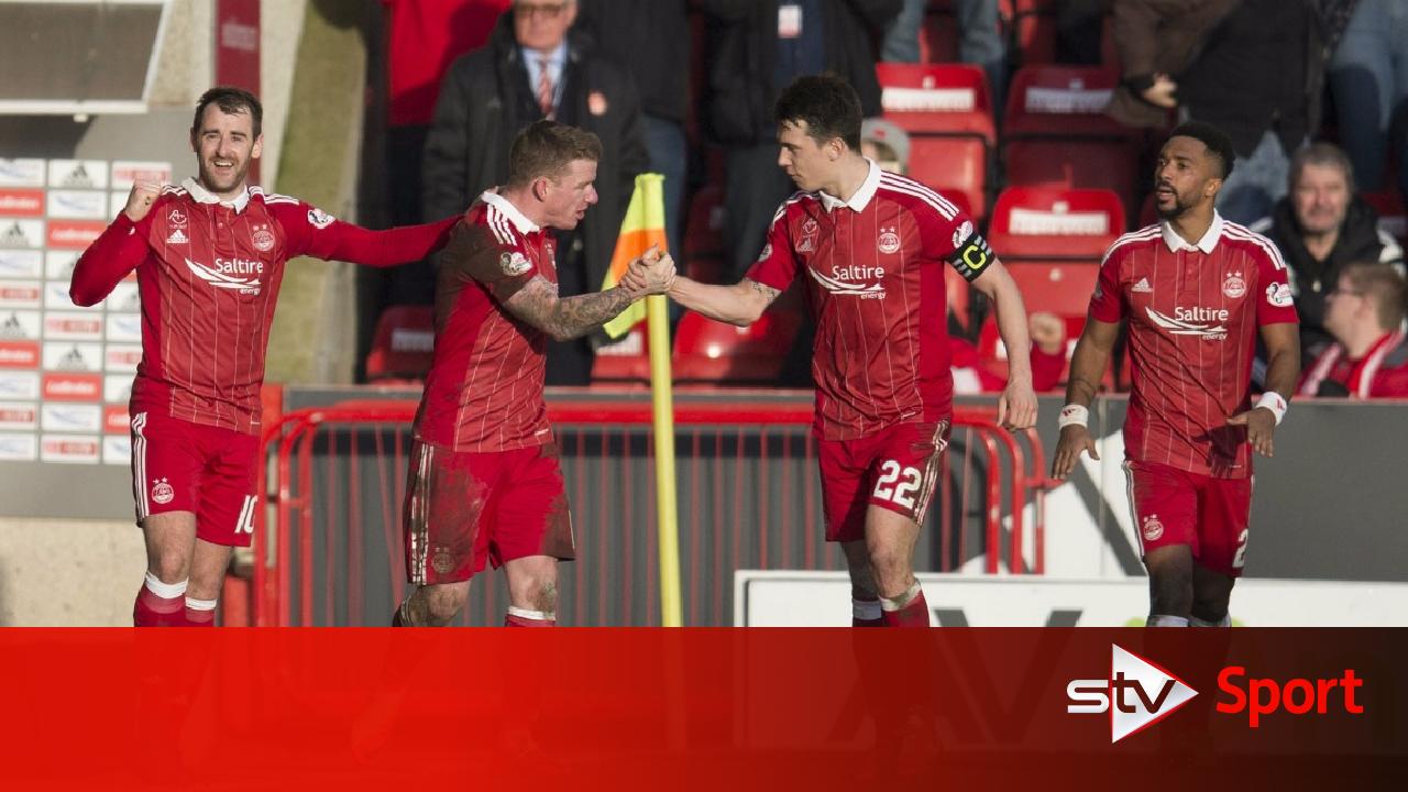 Aberdeen 'never say die' attitude won game, says Docherty - STV News