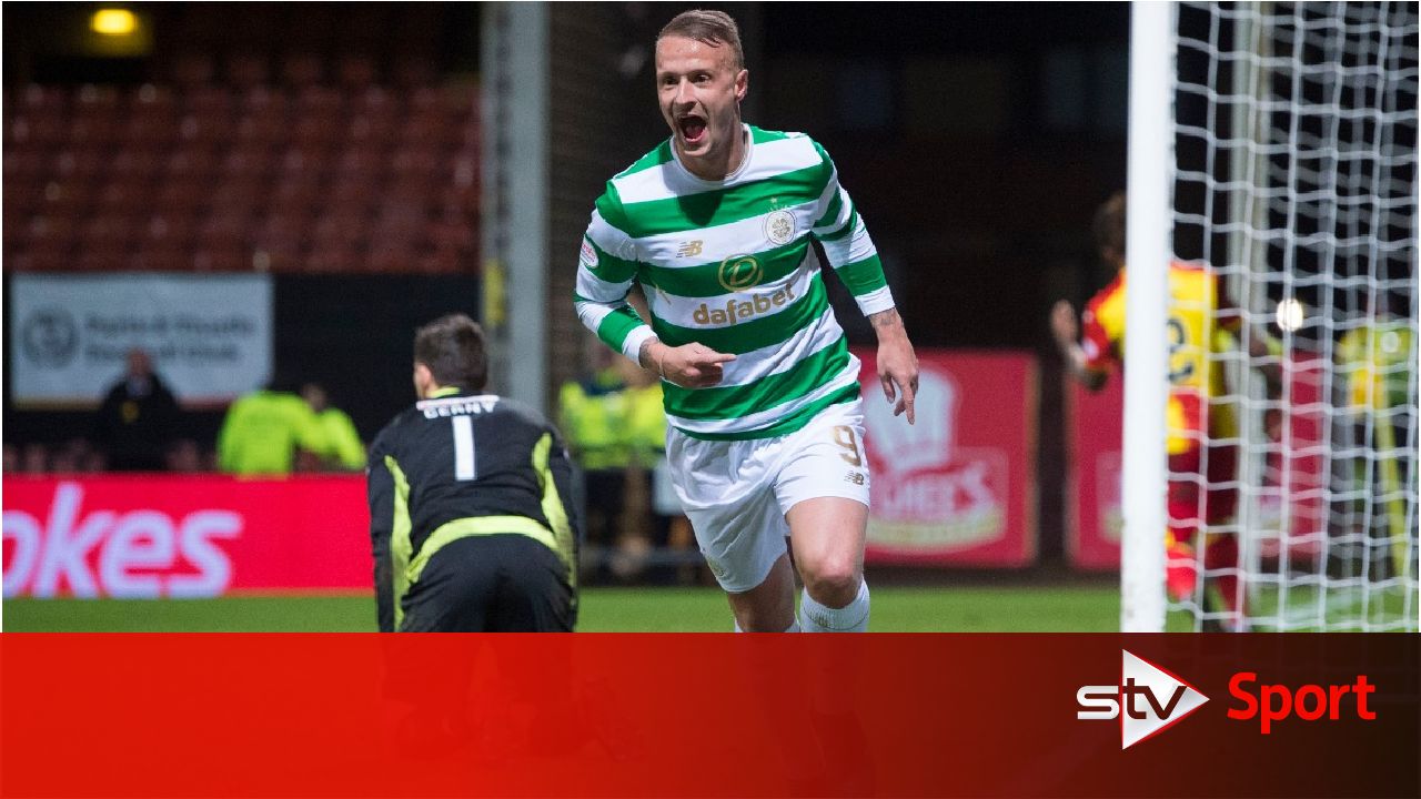 Rodgers hails strikers as sub Griffiths sinks Thistle