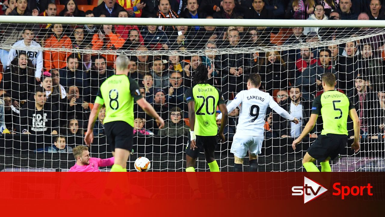 Celtic bow out of Europe after defeat to Valencia
