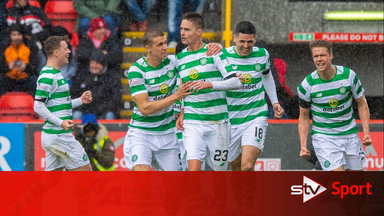 Celtic seal Premiership title with victory at Aberdeen