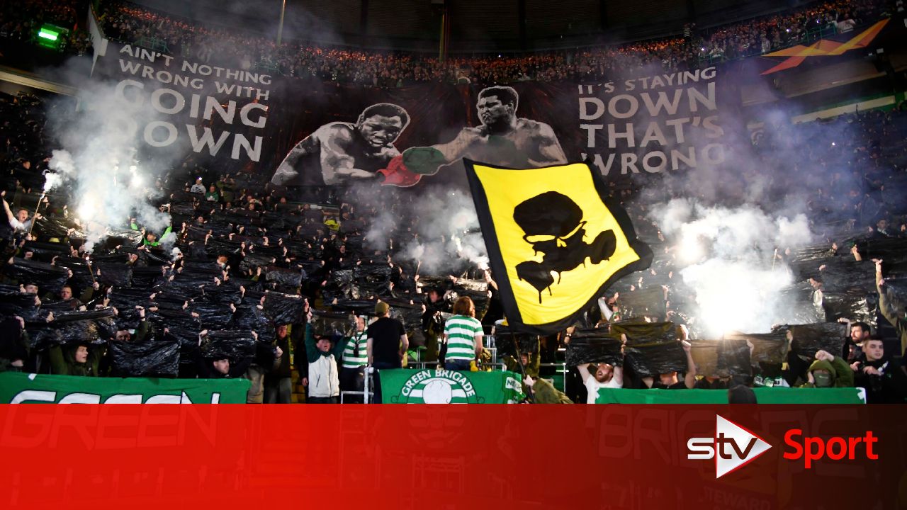 Celtic fined by UEFA over flares at Europa League game