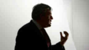 Brown: Political giant leaves the stage.