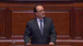 French President Francois Hollande