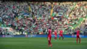 Fine: Celtic have been punished for flags waved by fans in a Champions league qualifier.