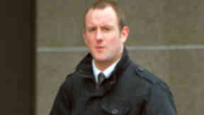Jailed: MacGregor breached the probation order by going to London without notifying the authorities.