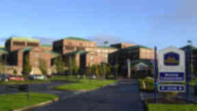 Hospital: The Beardmore Hotel is part of the Golden Jubilee complex.