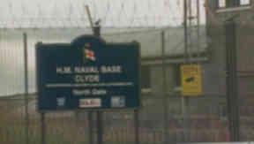 Faslane: The naval base is home to the UK's nuclear deterrent