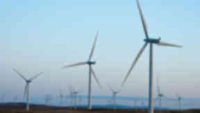 Wind Turbines: First two activated at Brora windfarm.