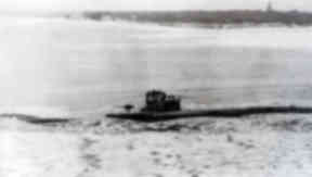 World War Two Nazi Germany U-boat U-365 type VIIC submarine at sea