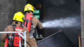 Fire: Blaze rips through school in Aberdeenshire.