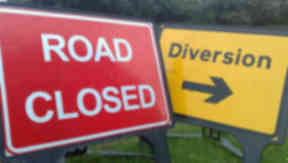 Gas leak: St Catherine's road has been closed.