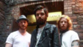 Biffy: Simon Neil (c) said Nirvana were a major influence (file pic).