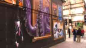 Argyle Street mural by street artist Smug.