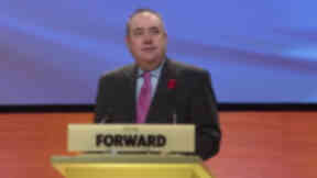 First Minister tells delegates of optimism over referendum on first day of conference.