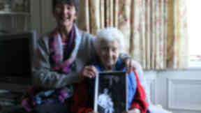 In memory: Bessie Holden and her daughter Pearl remember the husband and father they lost lost in the war.