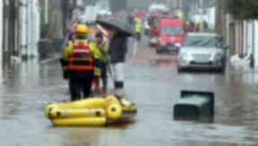 Floods: Money will be spent on a variety of projects (file pic).
