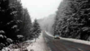 Snow: Warning of further problems on roads and rails (file pic).