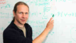 Biofuels: Dr Ebenhoeh has worked out a formula that could turn sea water into fuel.