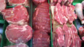 Meat: Production halted at some plants.