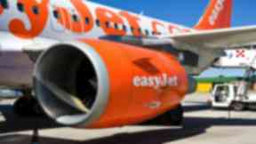 Hit: The aircraft was delayed on its return journey.