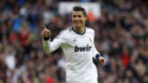 Cristiano Ronaldo scores for Real Madrid against Galatasaray.