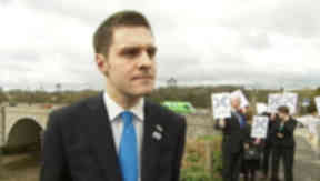 Ross Thomson : Tory Conservative candidate in the Aberdeen Donside by-election.