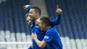 Kane Hemmings at Rangers in 2013.