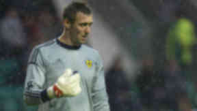 Banned: The goalkeeper will not take part in next week's derby.