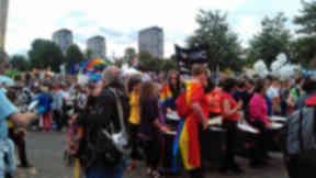 Pride Glasgow 2013. iPhone snap.