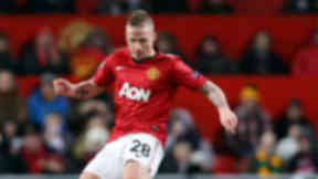 Alexander Buttner in action for Manchester United.