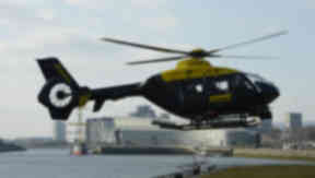 The Eurocopter.