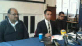 Sonoo Yaqoob and Aamer Anwer news conference January 29 2014