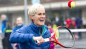 Having a ball: Judy is the third Murray to be honoured.