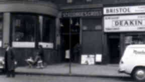 Underground overground: The St George's Cross station in 1962.