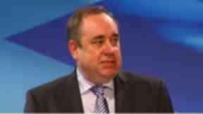 First Minister Alex Salmond..