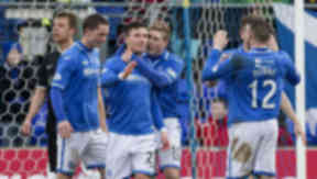 St Johnstone 2-0 Hibernian, March 2014.