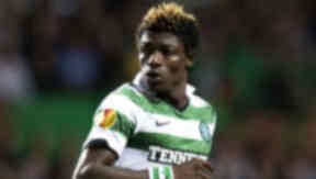 Celtic striker Mohamed Bangura.