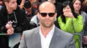 Shaw: Statham gears up for filming.