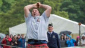 Highland games: Not enough time to find other venue.